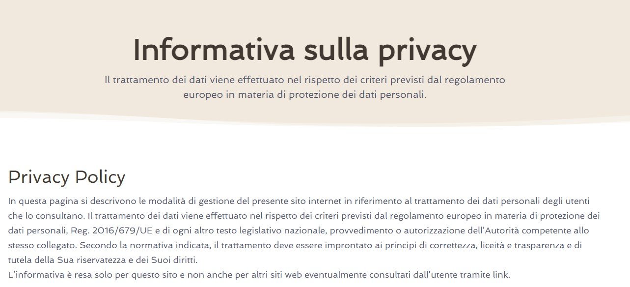 Impostazioni privacy