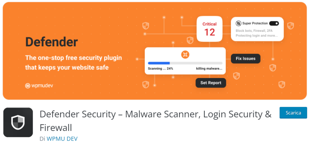 Defender Security Malware Scanner